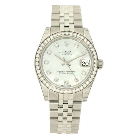 rolex 31mm or 34mm for women|Rolex datejust 31mm diamond bezel.